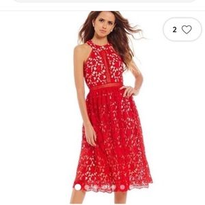 Gianni Bini Maddison Poppy Red Dress